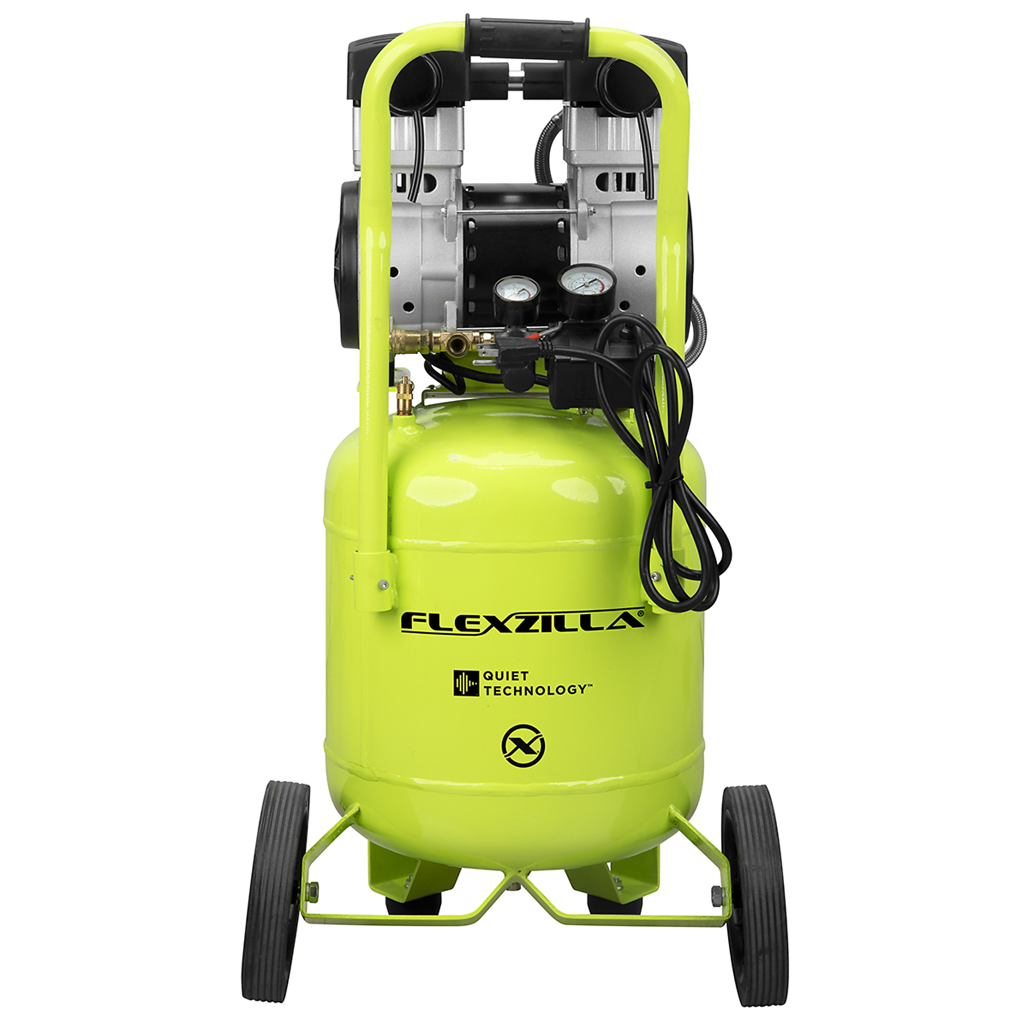 Flexzilla, Air Compressor, Portable, 2 HP, 10 Gal. Ind. Pump, Horsepower 2 HP, Air Tank Size 10 Gal, Volts 115 Model# CB20100F
